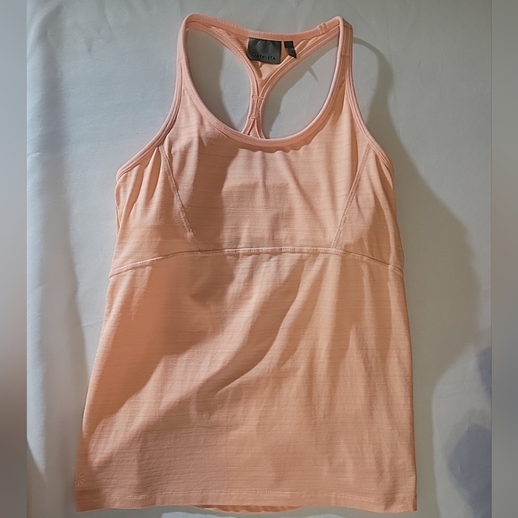 Athleta Swift Reach & Restore Tank Top, Energetic Peach SIZE XS - Picture 2 of 7